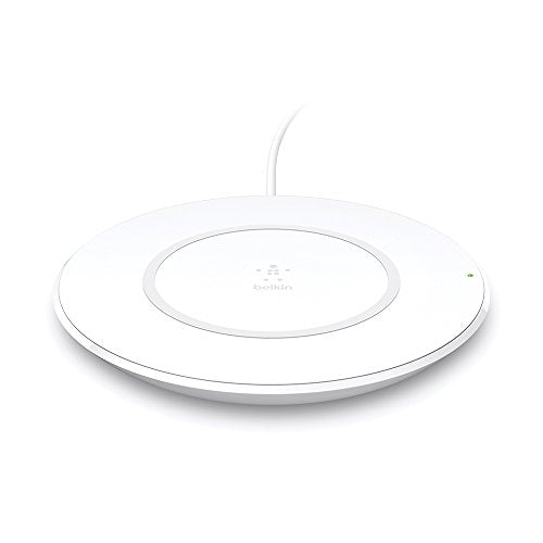 Belkin BOOST UP 7.5 W Wireless Charging Pad, Qi-Certified Fast Wireless Charger/Base Optimized for iPhone X, 8, 8 Plus with AC power adapter (White)