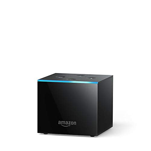 Fire TV Cube, hands-free with Alexa and 4K Ultra HD (includes all-new Alexa Voice Remote), streaming media player