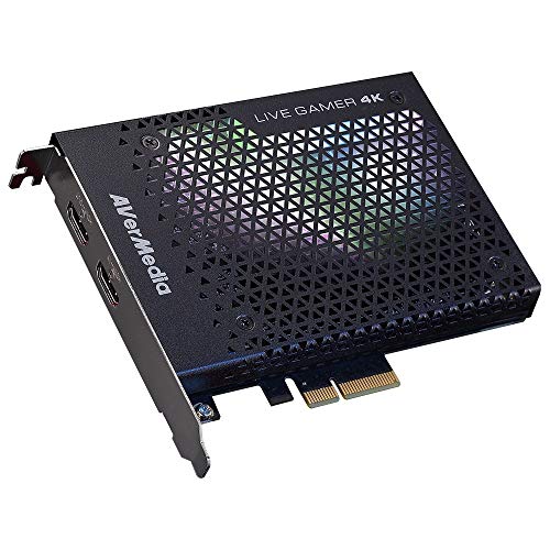 AVerMedia Live Gamer 4K - 4Kp60 HDR Capture Card, Ultra-Low Latency for Broadcasting and Recording PS4 Pro and Xbox One X, PCIe Gen2x4 (GC573)