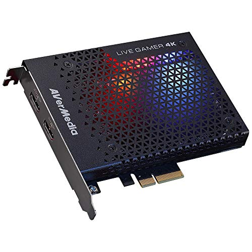 AVerMedia Live Gamer 4K - 4Kp60 HDR Capture Card, Ultra-Low Latency for Broadcasting and Recording PS4 Pro and Xbox One X, PCIe Gen2x4 (GC573)