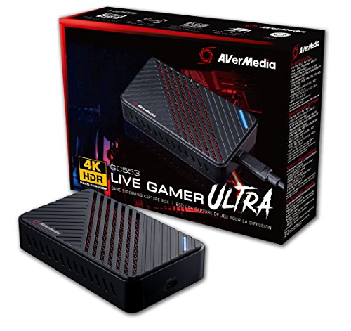 AVerMedia Live Gamer ULTRA – 4Kp60 HDR Pass-Through, 4Kp30 Capture Card, Ultra-Low Latency for Broadcasting and Recording PS4 Pro and Xbox One X, USB 3.1 (GC553)