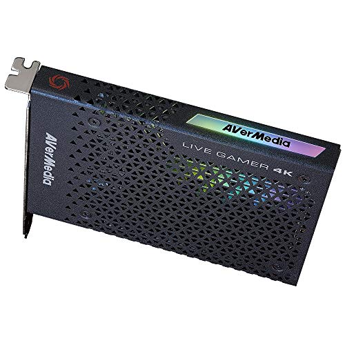 AVerMedia Live Gamer 4K - 4Kp60 HDR Capture Card, Ultra-Low Latency for Broadcasting and Recording PS4 Pro and Xbox One X, PCIe Gen2x4 (GC573)