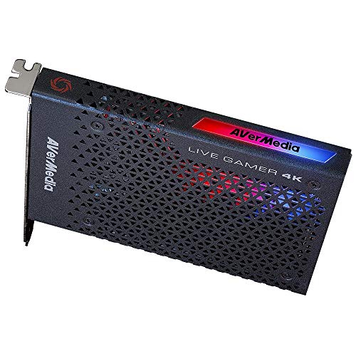 AVerMedia Live Gamer 4K - 4Kp60 HDR Capture Card, Ultra-Low Latency for Broadcasting and Recording PS4 Pro and Xbox One X, PCIe Gen2x4 (GC573)
