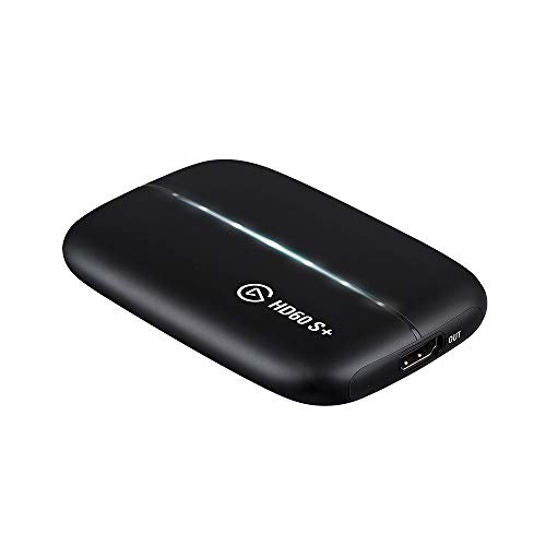 Elgato HD60 S+ Capture Card1080p60 HDR10 capture, 4K60 HDR10 zero-lag passthrough, ultra-low latency, PS5, PS4/Pro, Xbox Series X/S, Xbox One X/S, USB 3.0