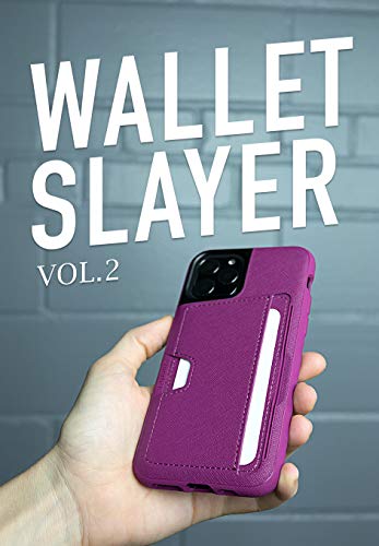 Smartish iPhone 11 Pro Wallet Case - Wallet Slayer Vol. 2 [Slim Protective Kickstand] Credit Card Holder (Silk) - Purple Reign