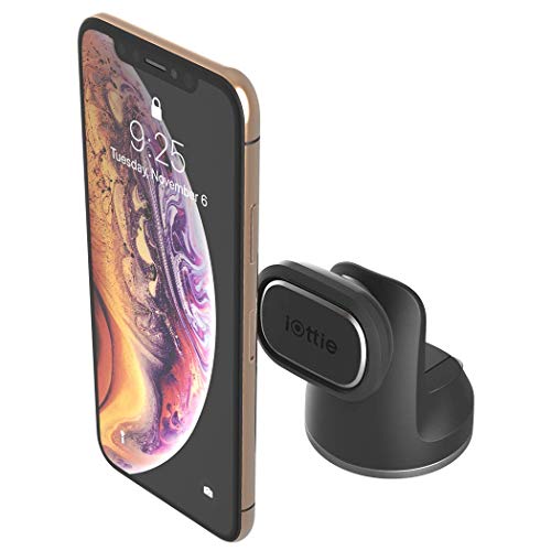 iOttie ITap 2 Magnetic Dashboard Car Mount Holder || Cradle for IPhone Xs Max R 8 Plus 7 Samsung Galaxy S10 E S9 S8 Plus Edge Note 9 & Other Smartphones
