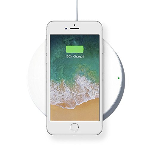 Belkin BOOST UP 7.5 W Wireless Charging Pad, Qi-Certified Fast Wireless Charger/Base Optimized for iPhone X, 8, 8 Plus with AC power adapter (White)