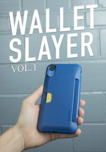 Smartish iPhone XR Wallet Case - Wallet Slayer Vol. 1 [Slim + Protective] Credit Card Holder for Apple iPhone 10R (Silk) - Blues on The Green