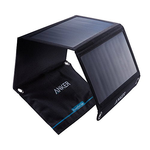 Solar Panel, Anker 21W 2-Port USB Portable Solar Charger with Foldable Panel, PowerPort Solar for iPhone 11/Xs/XS Max/XR/X/8/7, iPad Pro/Air/Mini, Galaxy S9/S8/S7/S6, and More