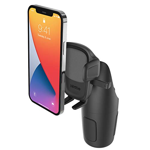 iOttie Easy One Touch 5 Cup Holder Car Mount Phone Holder for iPhone, Samsung, Moto, Huawei, Nokia, LG, Smartphones