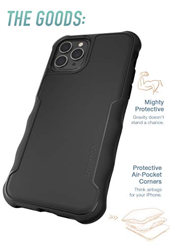 Smartish iPhone 11 Pro Armor Case - Gripzilla [Rugged + Protective] Slim Tough Grip Cover - Black Tie Affair