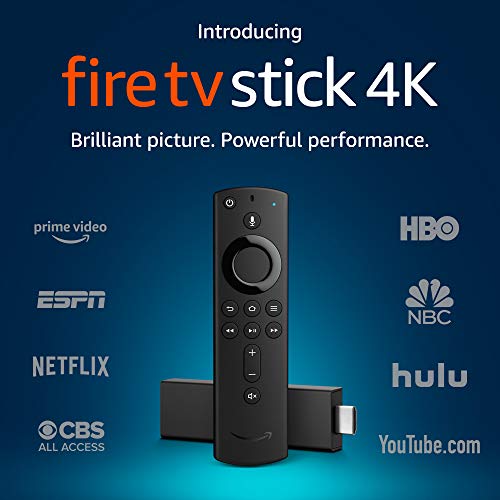 Fire TV Stick 4K with all-new Alexa Voice Remote, streaming media player