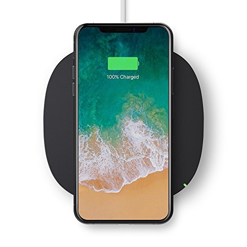 Belkin Boost Up Qi (5 W) Wireless Charger for iPhone X, iPhone 8 Plus, iPhone 8, Samsung Galaxy S9+/S9 and other Qi Enabled Devices (Qi-Certified Inductive Charging Pad) AC Adapter Included, Black